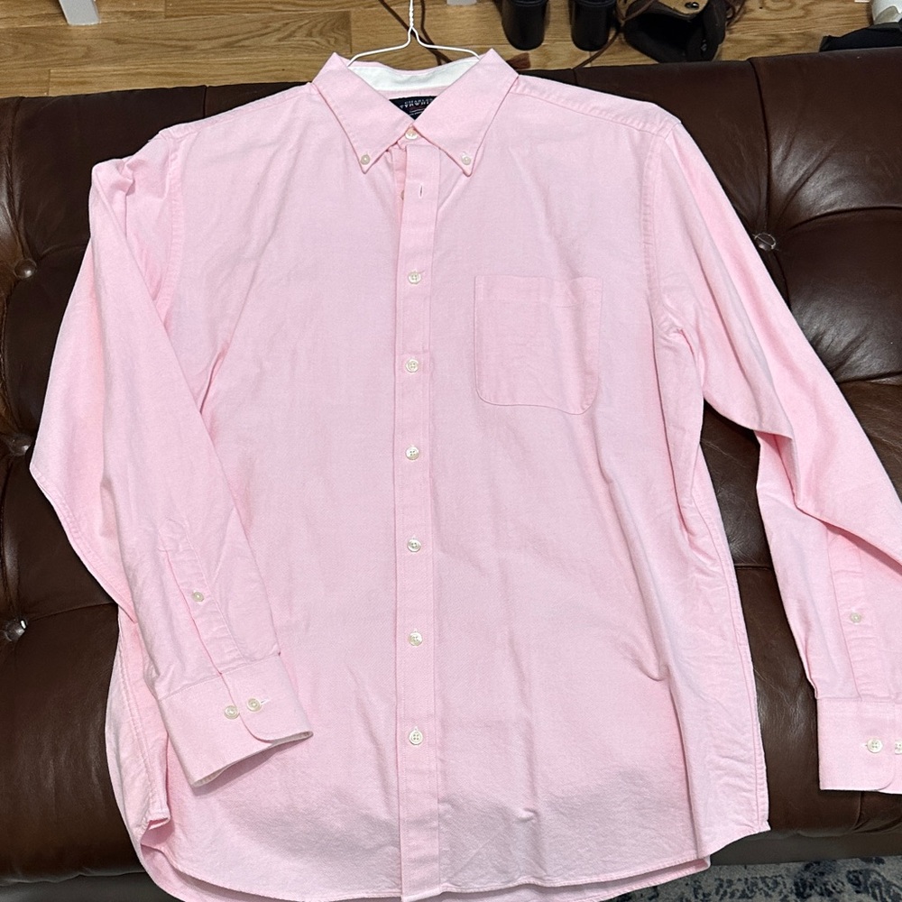Charles Tyrwhitt Light Pink Casual Button-Down Shirt